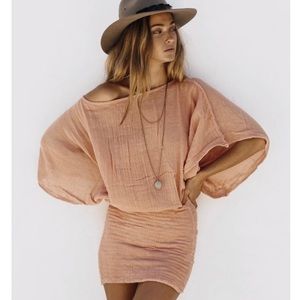 NWOT | Jen’s Pirate Booty | Foxglove Mini Dress | Clay color | xl